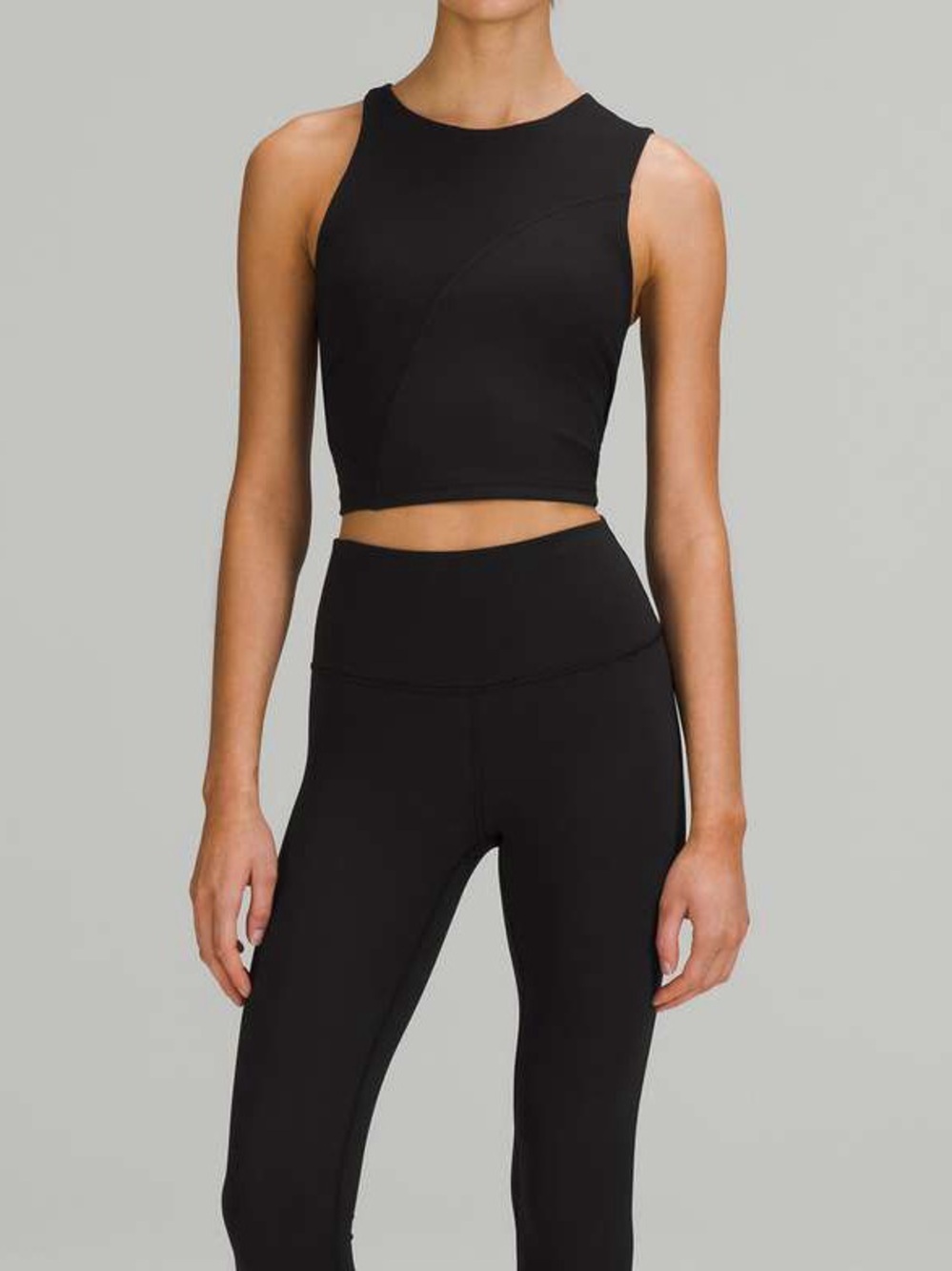Lululemon Black Crop Tank
